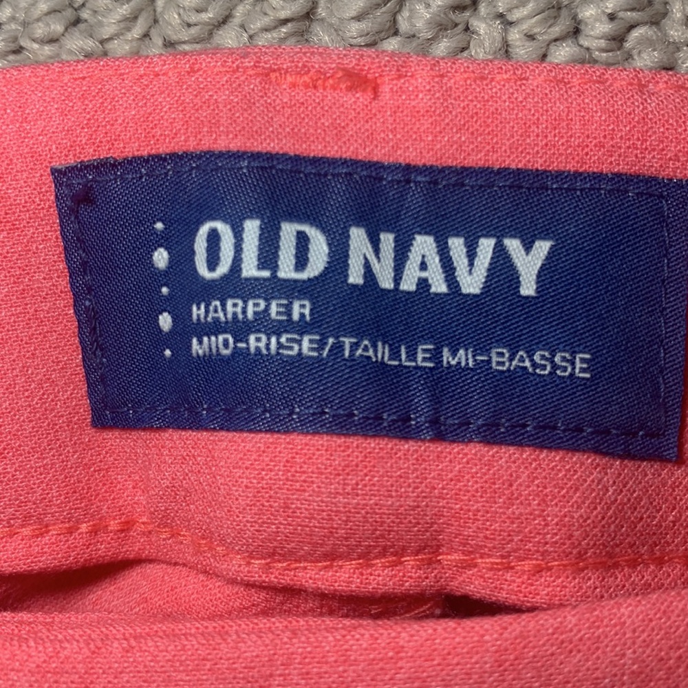 🌹Old Navy (NWT) Harper Mid - Rise STRETCHY Pink Trousers Dress Pants • - Picture 6 of 12
